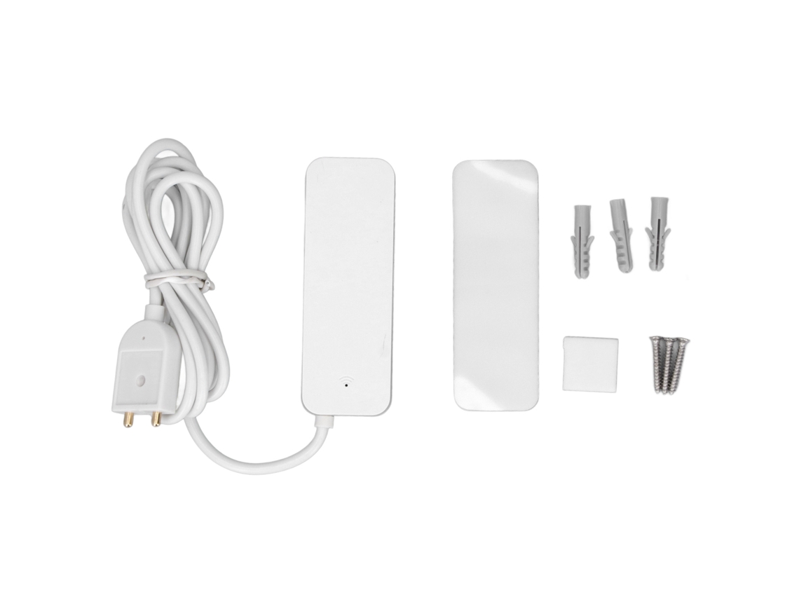Sensor De Nivel De Agua Con Alarma App, Detector Inteligente De Inundación Para Inodoro Control Remoto Abs