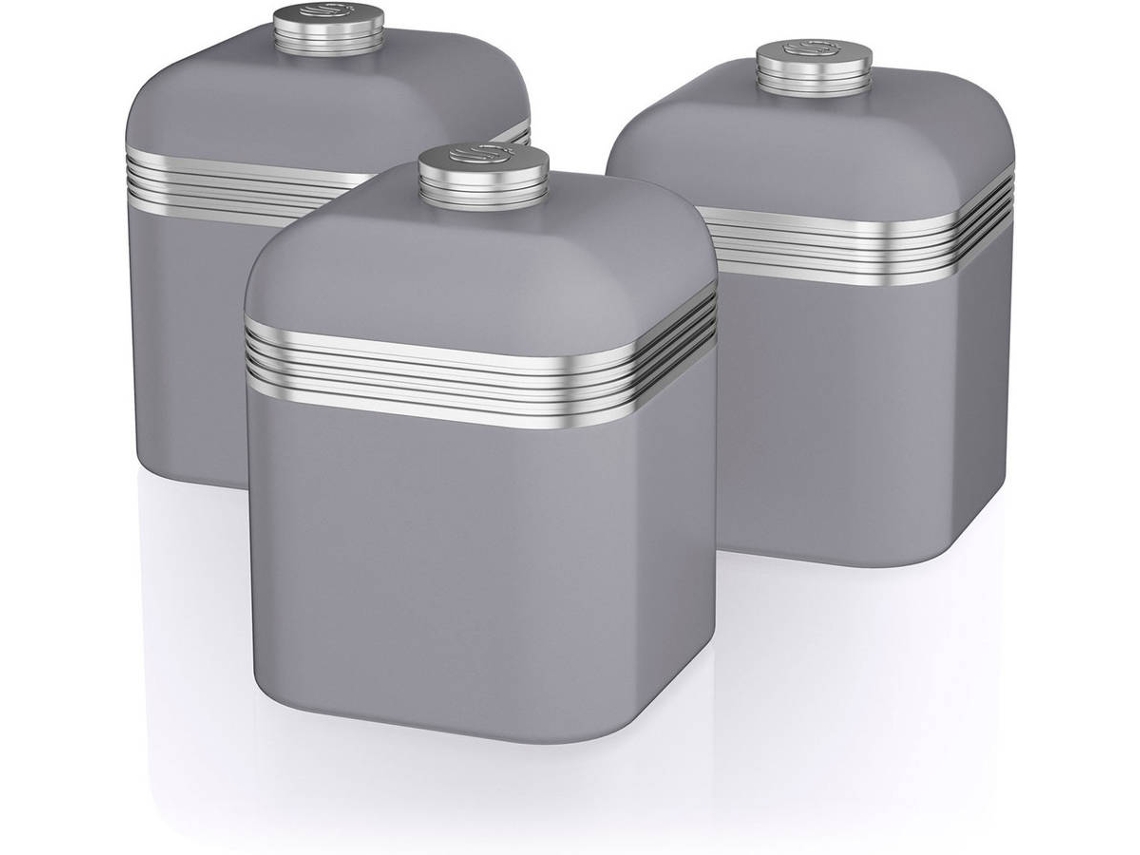 Tarros de Cocina SWAN SWKA1020GRN Gris (3un)