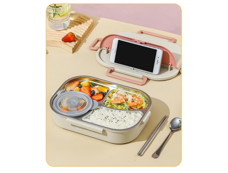 Geyecete caja bento con cubiertos