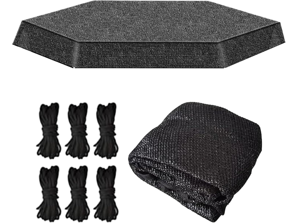Toldo Para Cama Elástica De 183 Cm, Red Parasol Para Cama Elástica, Toldo, Plegable, A Desgarros, Cobertura Total, Para