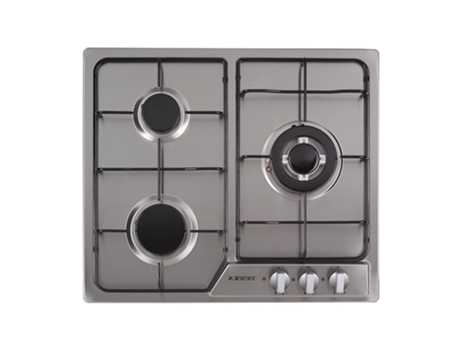 Placa de Gas JOCEL JP3GI008930 (Gas Natural - 58 cm - Inox)
