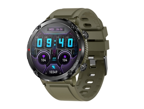 Smartwatch CHRONUS Pantalla redonda de alta definición de 1,6 pulgadas, batería de 600 mAh, modo de espera largo