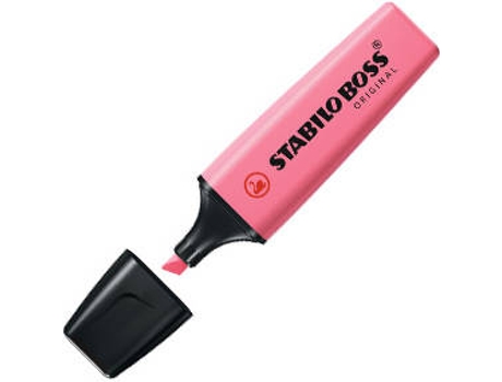 Marcador STABILO Fluorescente Boss Pastel (Rosa)