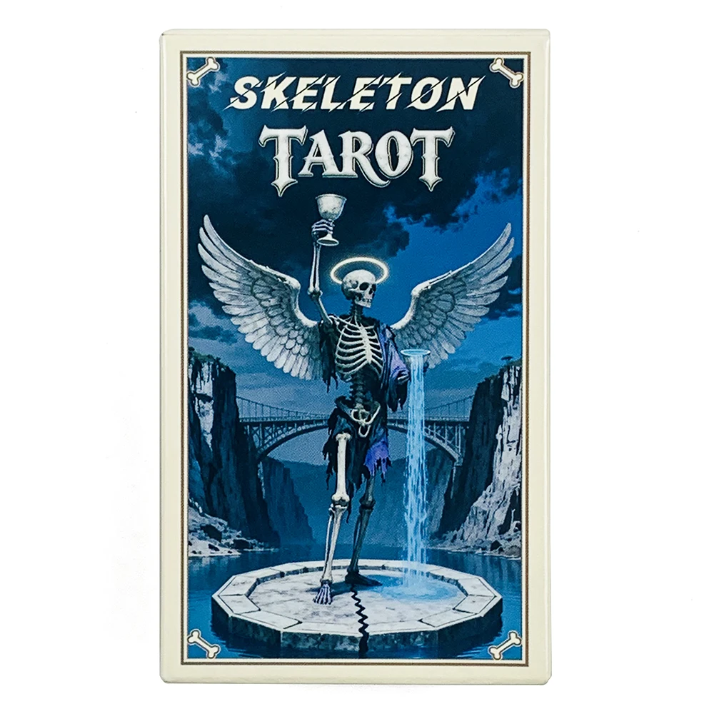 Nuevo Tarot De Calaveras: Un Juego De 78 Cartas De Tarot Con Ilustraciones Góticas De Calaveras.