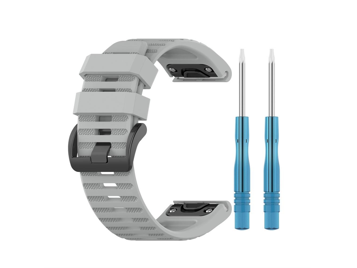 Correa De Silicona De Repuesto De 26 Mm Para Garmin Fenix 7x/6x Pro/5x/tactix Delta/coros Vertix2 Con Herramienta