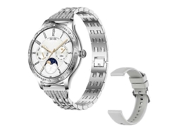 Reloj inteligente Ak60 con correa de acero y silicona para mujer, monitor de salud, llamadas Bluetooth, pulsera inteligente Ly Ebike