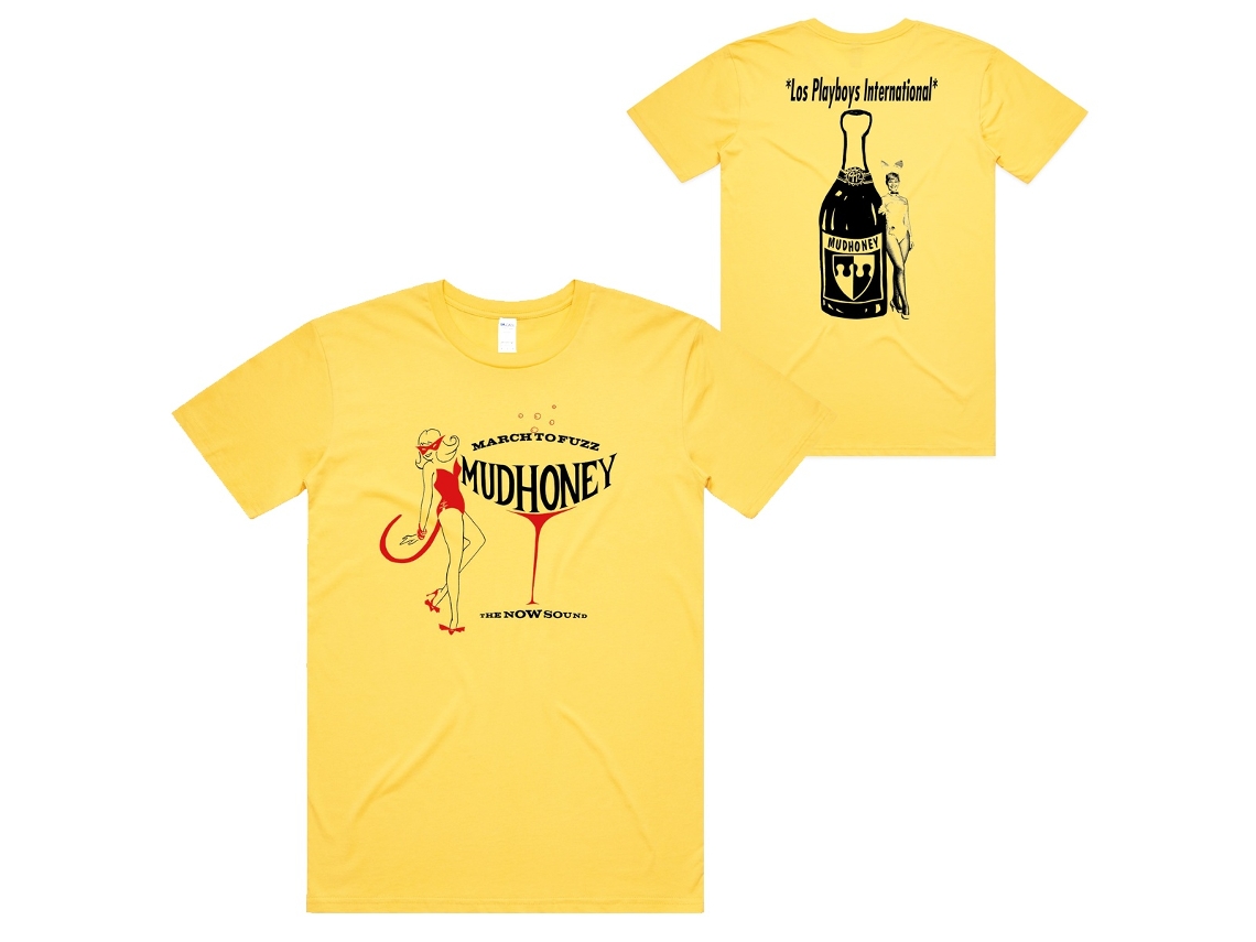 Mudhoney Los Playboys T-shirt Rockinstone Unisex Adults Best Sellers Size:m
