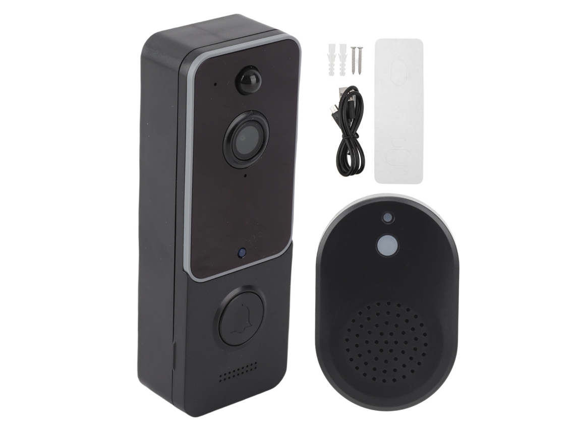 Timbre inalámbrico inteligente con cámara de video HD y audio bidireccional