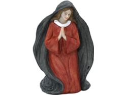 Estatua Virgen María Artesanal Figura Decorativa Cristiana Coleccionistas Alféizar Ventana Estante Vitrina