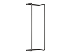 VVJIJILLY Suporte De Toalhas De Parede 75 Cm, Preto, Aço Inoxidável, Alta Capacidade