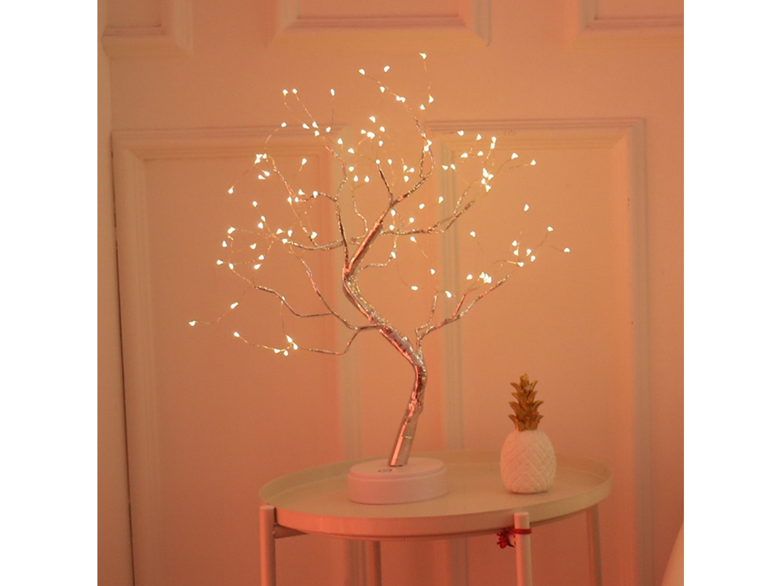 Luz navideña LED con interruptor táctil para la decoración del árbol.