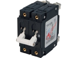 Interruptor BLUE SEA C-Series Double Pole Circuit Breaker Negro
