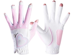 Guantes de golf para mujer, antideslizantes, con diseño de retazos, resistentes al sol, sin marca.