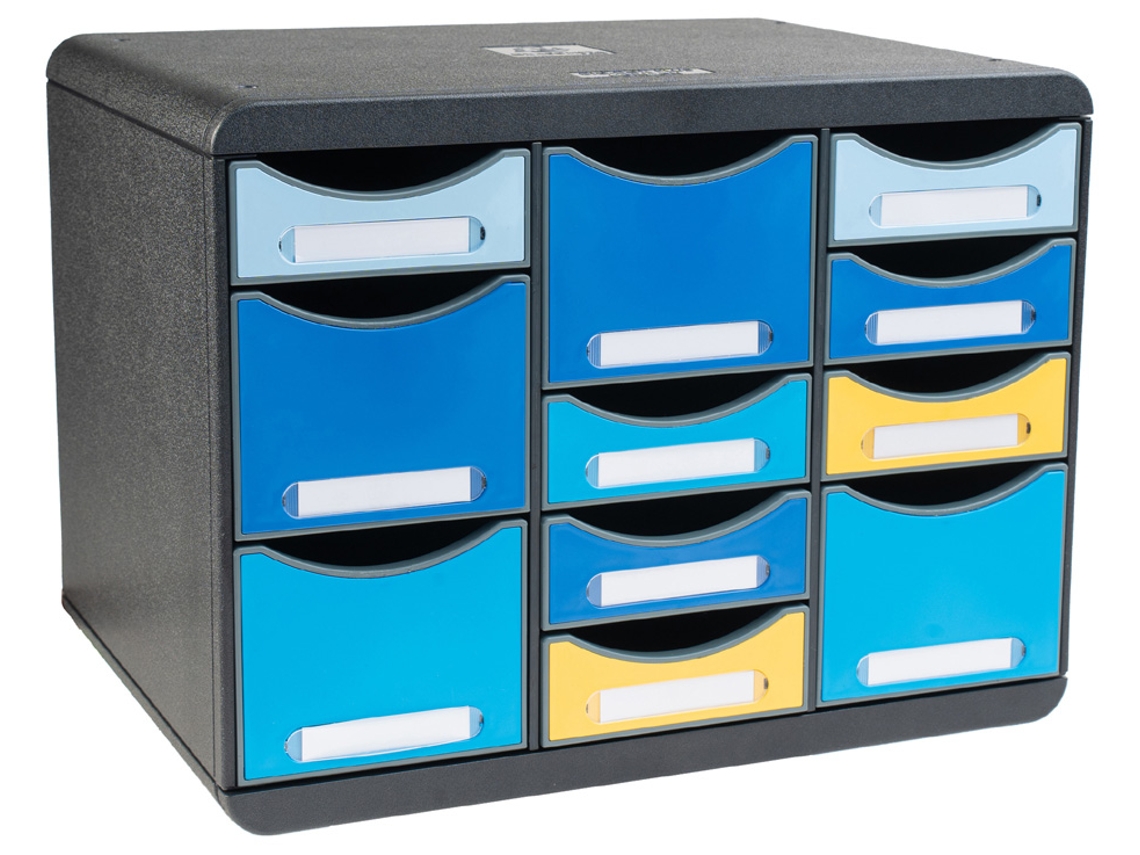 Caja de Gavetas EXACOMPTA Store-Box Multi Bee Blue 11 Gavetas