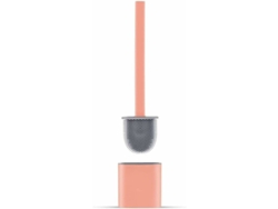 Soporte De Silicona Para Escobilla De Baño, Antigoteo, Antibacteriano, De Secado Rápido, Inodoro, Rosa.