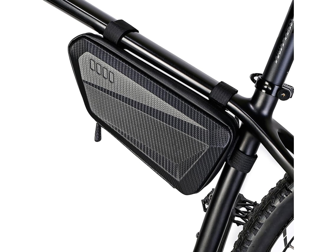 Bolsa rígida para cuadro de bicicleta, impermeable, 1,5 l, color negro USHION