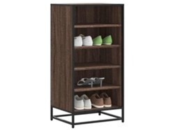Zapatero | Armario Zapatero Madera Contrachapada Roble Marrón 48x38x97,5 Cm