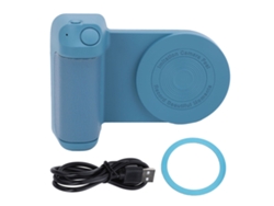 Mango Magnetic Camera Handle Con Bluetooth Y Carga Inalámbrica Para Teléfonos, Soporte Para Fotos Y Vídeos Azul Oxford