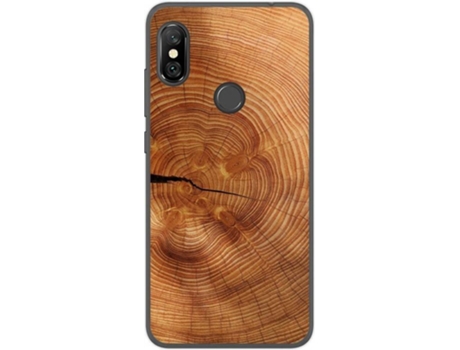 Carcasa Xiaomi Redmi Note 6 Pro TUMUNDOSMARTPHONE Madera 04 Multicolor