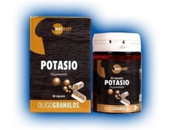 Complemento Alimentar WAYDIET NATURAL PRODUCTS Potássio Oligogranulos (50 cápsulas)