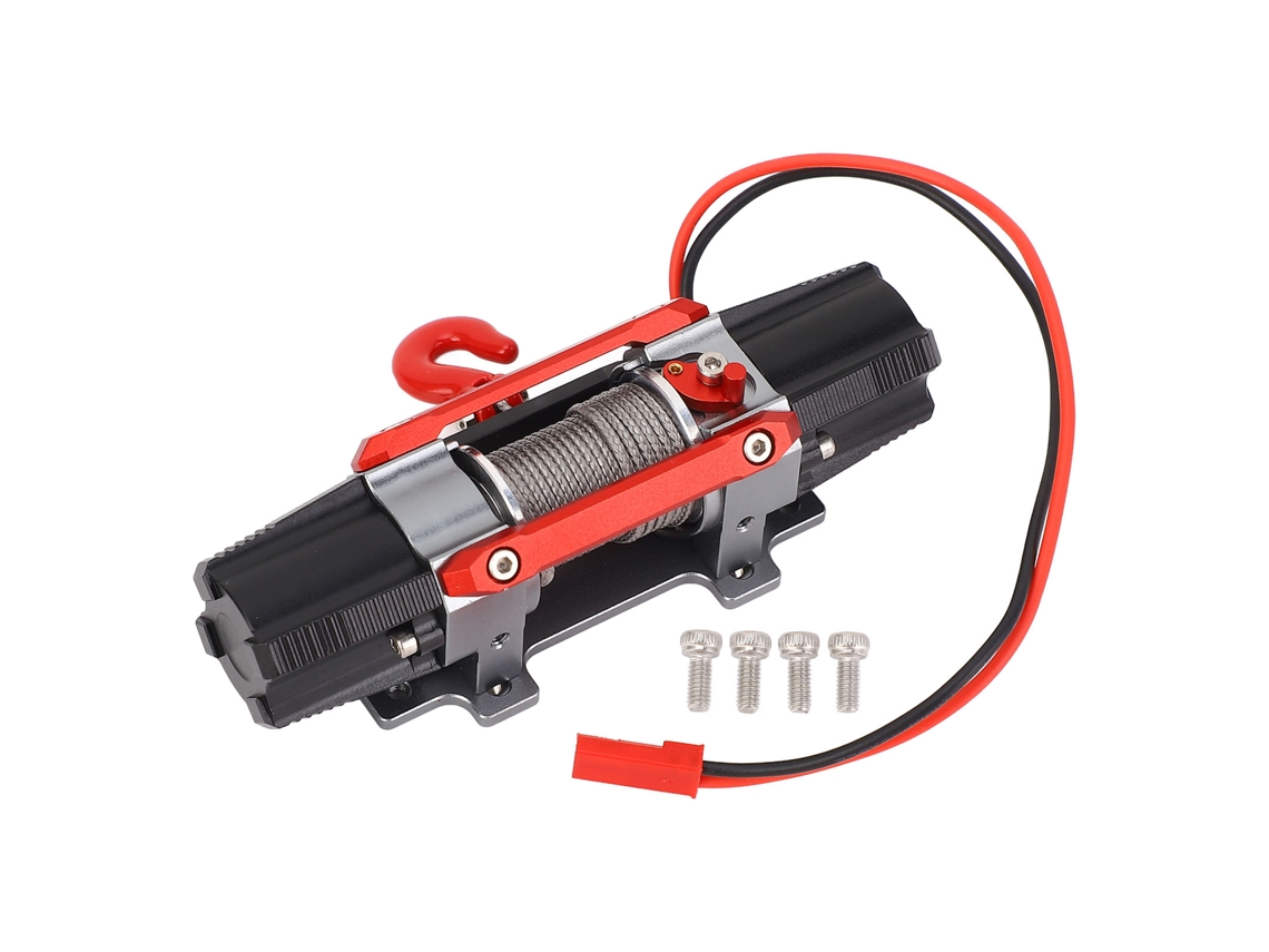 Grúa Eléctrica Cnc De Doble Motor Para Modelos De Coches Rc A Escala 1/10 Y 1/8, Con Simulación De Fuerza Metálica.