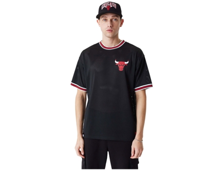 Camiseta de Hombre NEW ERA Corta Chicago Bulls Negro (S)
