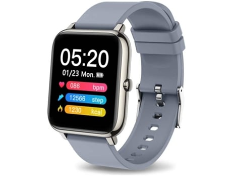 Chronus Reloj Deportivo para Hombres Mujeres Niños con Alarma Cronómetro Impermeable Ip67 para Android Iphone-Gris BISBISOUS