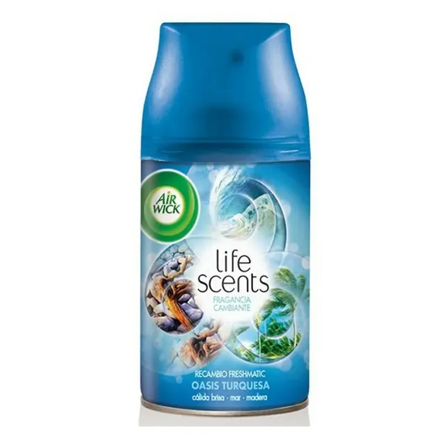 Recambio para Ambientador AIR WICK FreshMatic Duplo Life Scents Oasis Turquesa