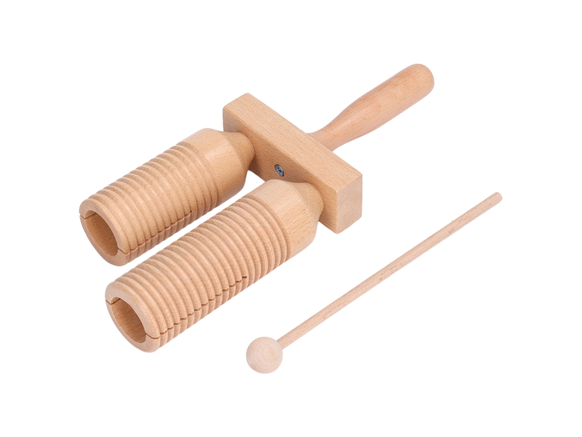 Tambor De Percusión De Madera Educativo Con Rodillo Para Niños Mayores De 1 Año.