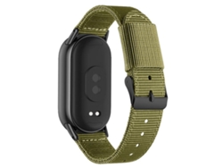 Correa para Xiaomi Smart Band 10/9/8 - Nylon trenzado - Hebilla negra
