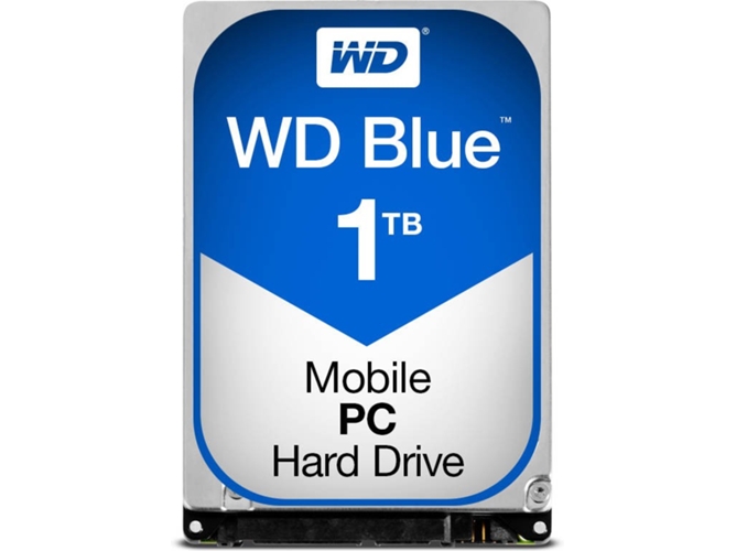 Disco HDD Interno WESTERN DIGITAL 1000GB 2.5" HDD III 5400 RPM (1 TB - SATA - 5400 RPM)