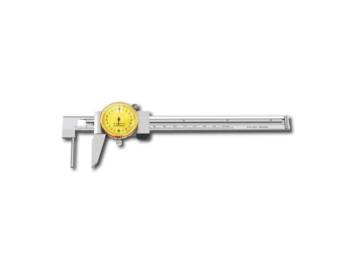 Pied À Coulisse Haute Résistance En Acier Inoxydable, Avec Montre, Outils De Mesure Precision