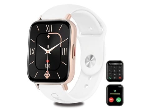 1 69 pulgadas Ip67 impermeable Bluetooth llamada Smartwatch para Android Ios AUJEZON