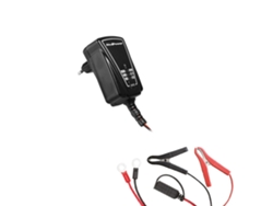 Cargador y mantenedor de batería inteligente de 6 V/12 V 1 A - Función de regeneración y desulfatación - Para automóviles, motocicletas y vehículos más antiguos.