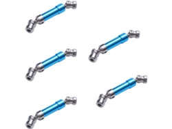 5 Piezas De Eje De Transmisión Cvd Trasero Central De Metal Para Coche 1:12 12428 12423