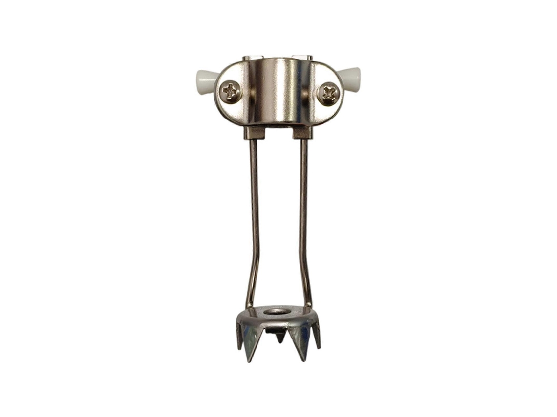 Accesorios para bastones plegables con punta de acero, tracción metálica y agarre para hielo para mayor estabilidad en terrenos resbaladizos.