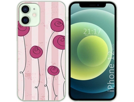 Carcasa iPhone 12 Mini (5.4) TUMUNDOSMARTPHONE Flores Vintage Multicolor
