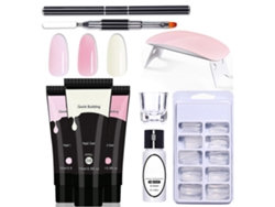 Kit De Gel Para Uñas 15ml Seguro Y Fiable Para Extensión Rápida, Ideal Para Principiantes Y Salones De Uñas