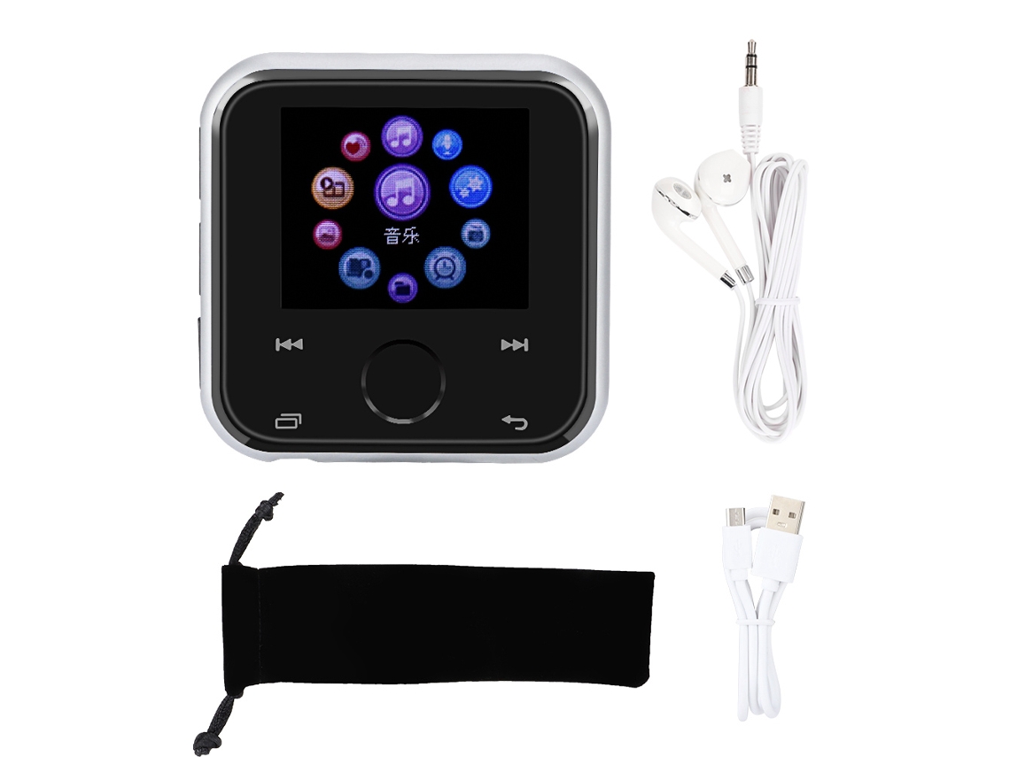 Grabadora de voz portátil con reproductor MP3 y grabación HD
