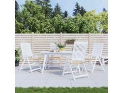 Cojines De Silla De Jardín 4 Uds Tela Beige 40x40x4 Cm