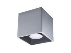 Sollux Sl.0024 Lámpara De Techo Quad 1 Gris