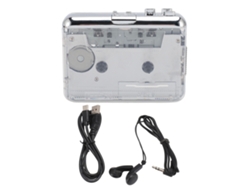 Reproductor De Casete Portátil A Mp3 Con Conector De 3,5 Mm, Sonido Estéreo Multifuncional Para El Hogar, Viajes Y Parques.