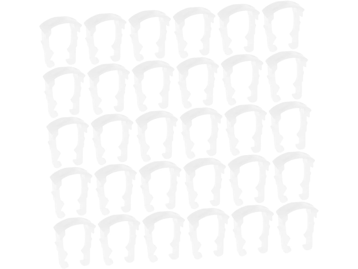 Clips Universales De Plástico Negro Para Mangueras De Combustible, Paquete De 200 Unidades.