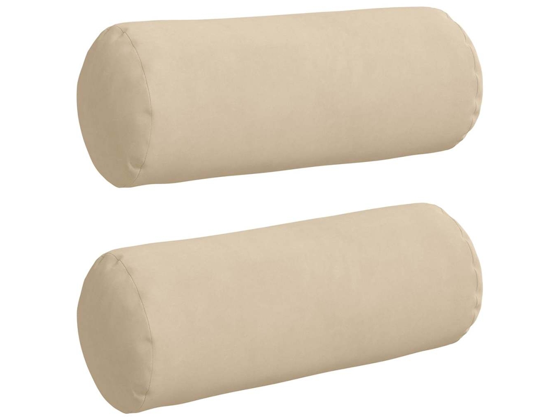 Cojines de soporte, 2 unidades, color crema, Ø 15 x 40 cm, HARLANV1