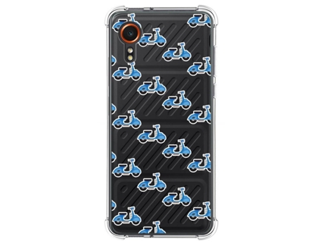 Funda Diseño Scooter para Samsung TUMUNDOSMARTPHONE Silicona Multicolor