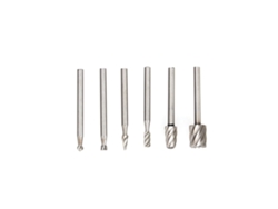 Conjunto De 6 Brocas Hss Para Rotomartillo Cutter File Router Bit 3.17mm-8mm Accesorios De Carpintería