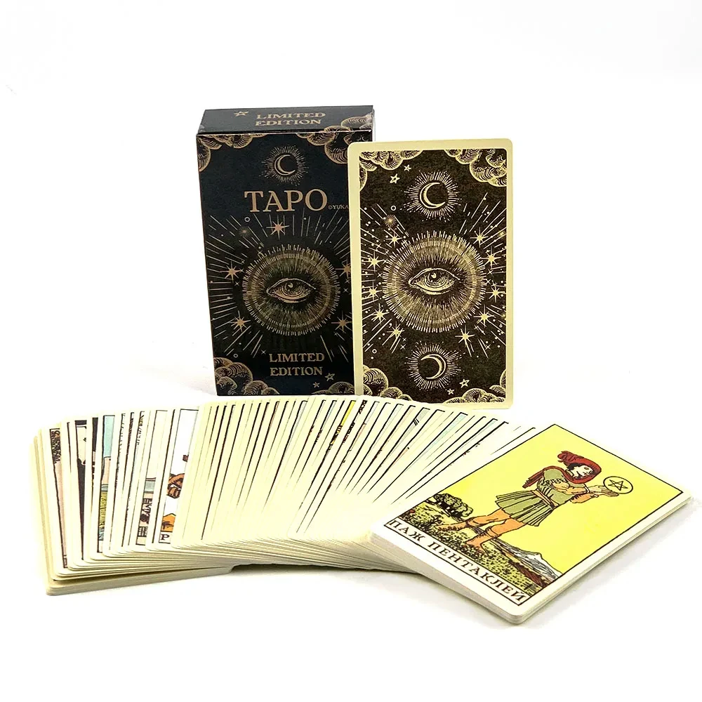 Guía Del Juego De Adivinación Con Cartas De Tarot Tapo Edición Limitada Rusa A (78 Cartas De Tarot)