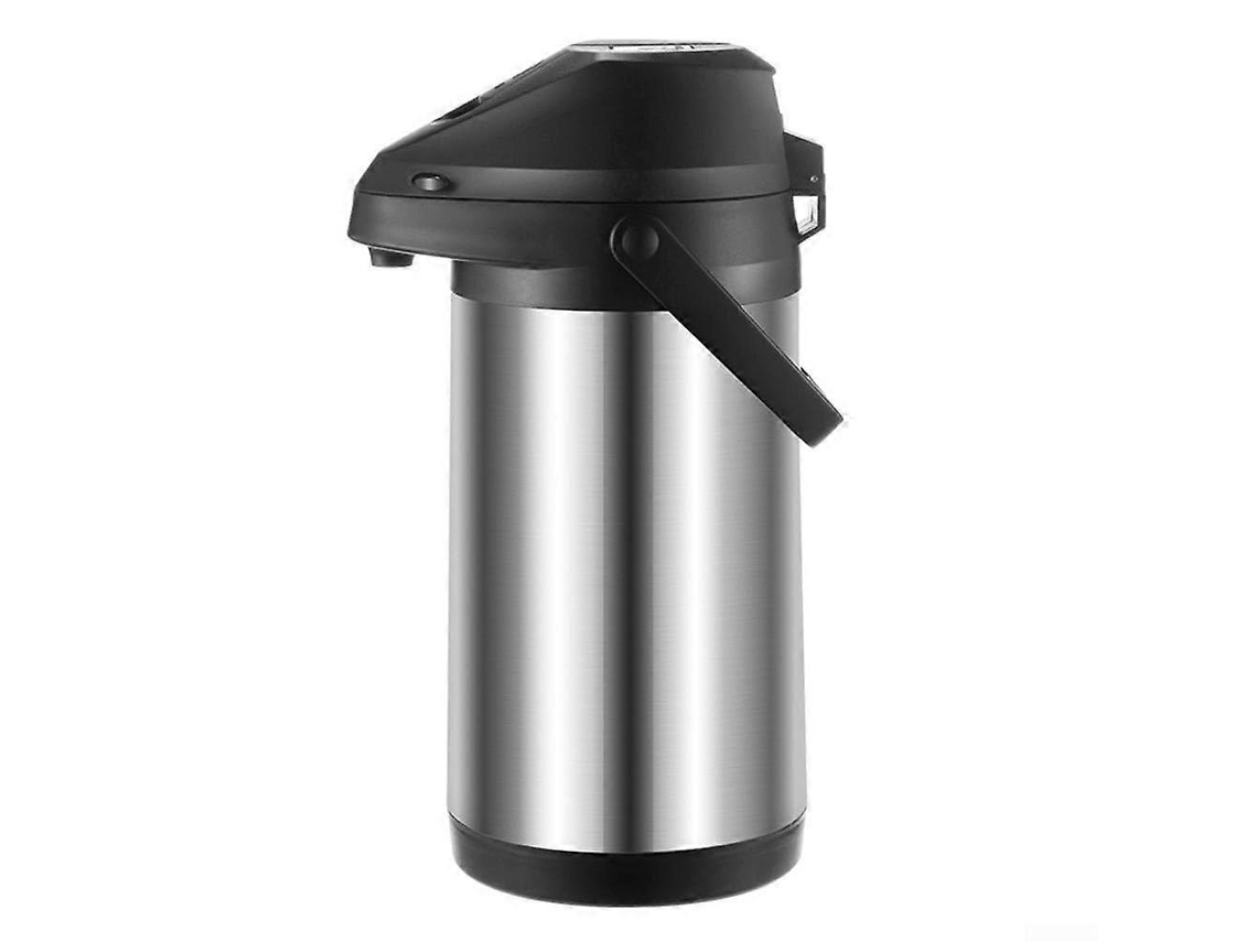 Termo de café de 1,9 litros con aislamiento al vacío de doble pared, equipado con una bomba para servir bebidas al aire libre.