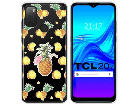 Carcasa TCL 20Y TUMUNDOSMARTPHONE Dibujos Transparente Multicolor