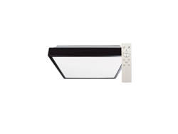Lámpara de techo LED Andra Square de 30 W, 3000 K a 6500 K, regulable, color negro, GSC